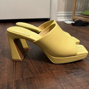 Jeffrey Campbell Yellow Heels